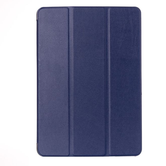 Asus ZenPad 10 Dreifach faltbare Leder Smart Case Hülle - dunkelblau