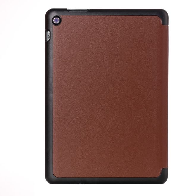 Asus ZenPad 10 Dreifach faltbare Leder Smart Case Hülle - braun