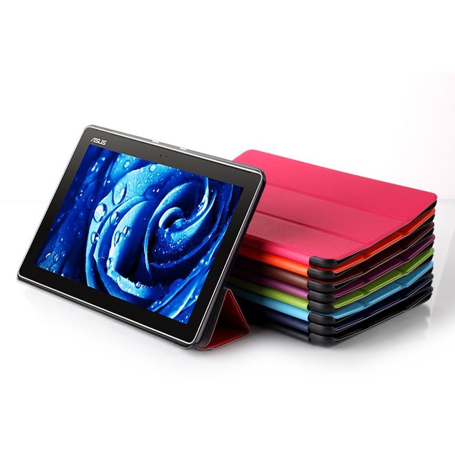 Asus ZenPad 10 Dreifach faltbare Leder Smart Case Hülle - braun