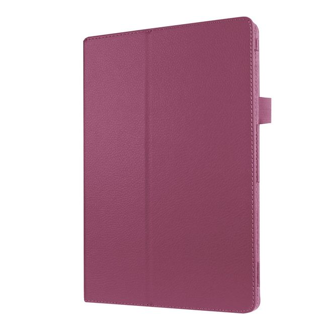 Case for Asus ZenPad 10 - Leather case - with lychee texture and stand function - purple