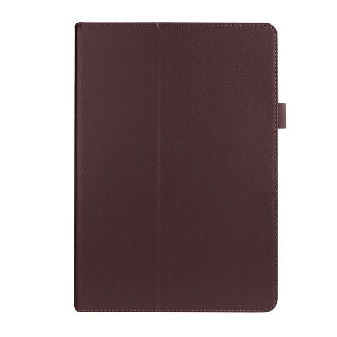 Hülle für Asus ZenPad 10 - Case aus Leder - mit Litchitextur und Standfunktion - braun