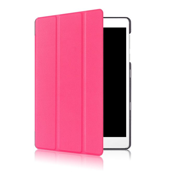 Hülle für Asus ZenPad 3S 10 (Z500) - Leder Smart Case - mit Standfunktion - rosa