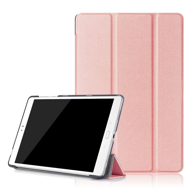 Hülle für Asus ZenPad 3S 10 (Z500) - Leder Smart Case - mit Standfunktion - rosegold