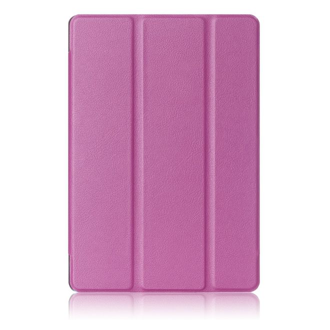 Hülle für Asus ZenPad 3S 10 (Z500) - Leder Smart Case - mit Standfunktion - purpur