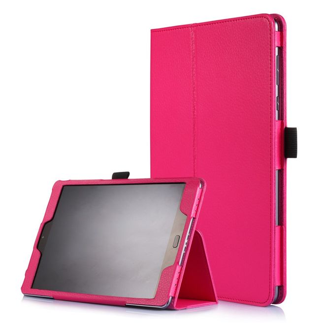 Asus ZenPad 3S 10 (Z500) Case - Leder Smart Hülle - mit Litchitextur und Standfunktion - rosa