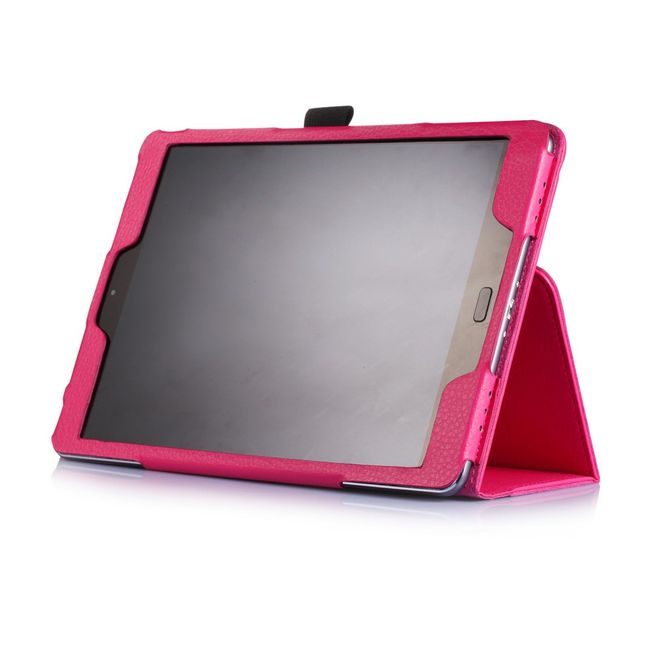 Asus ZenPad 3S 10 (Z500) Case - Leder Smart Hülle - mit Litchitextur und Standfunktion - rosa