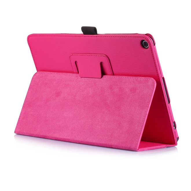 Asus ZenPad 3S 10 (Z500) Case - Leder Smart Hülle - mit Litchitextur und Standfunktion - rosa