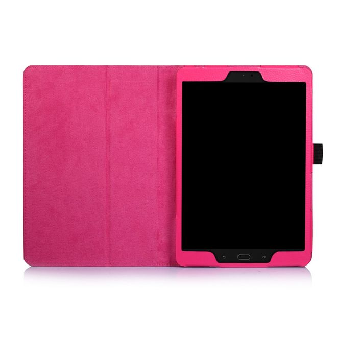 Asus ZenPad 3S 10 (Z500) Case - Leder Smart Hülle - mit Litchitextur und Standfunktion - rosa
