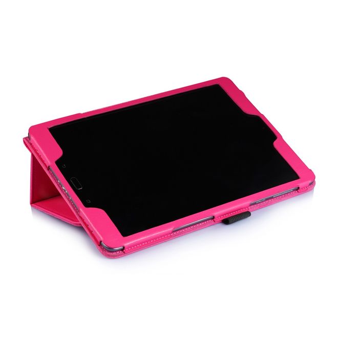 Asus ZenPad 3S 10 (Z500) Case - Leder Smart Hülle - mit Litchitextur und Standfunktion - rosa