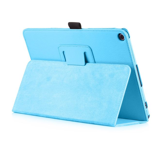 Asus ZenPad 3S 10 (Z500) Case - Leder Smart Hülle - mit Litchitextur und Standfunktion - hellblau