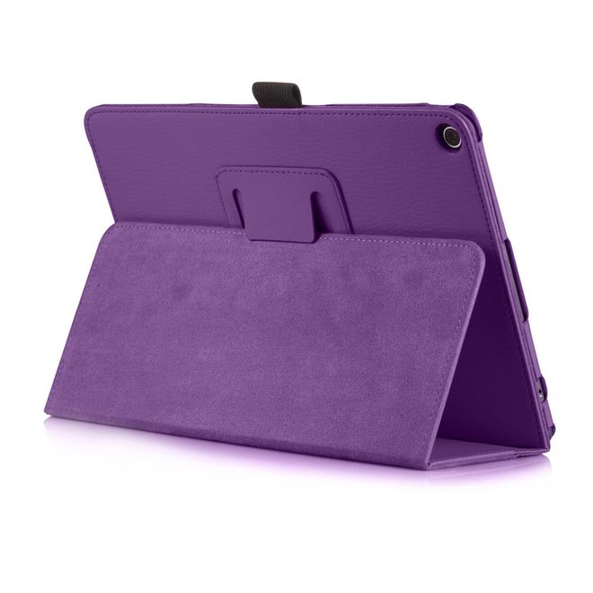 Asus ZenPad 3S 10 (Z500) Case - Leder Smart Hülle - mit Litchitextur und Standfunktion - purpur