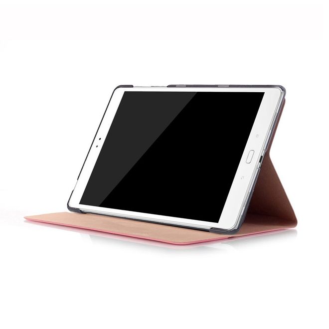 Hülle für Asus ZenPad 3S 10 (Z500) - Leder Smart Cover - mit Textur und Standfunktion - pink