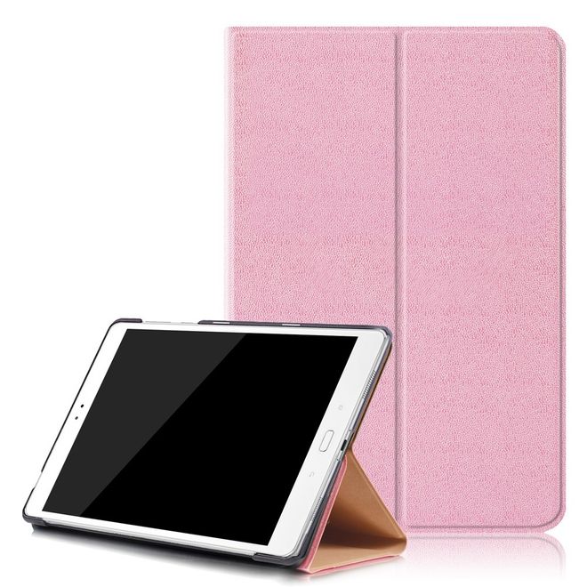 Hülle für Asus ZenPad 3S 10 (Z500) - Leder Smart Cover - mit Textur und Standfunktion - pink