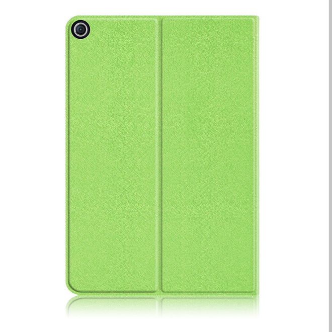 Hülle für Asus ZenPad 3S 10 (Z500) - Leder Smart Cover - mit Textur und Standfunktion - grün