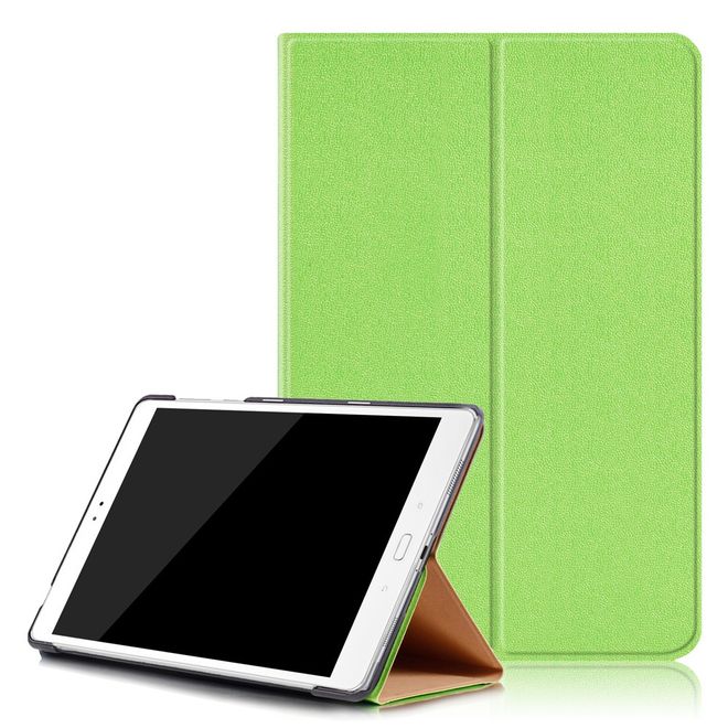 Hülle für Asus ZenPad 3S 10 (Z500) - Leder Smart Cover - mit Textur und Standfunktion - grün
