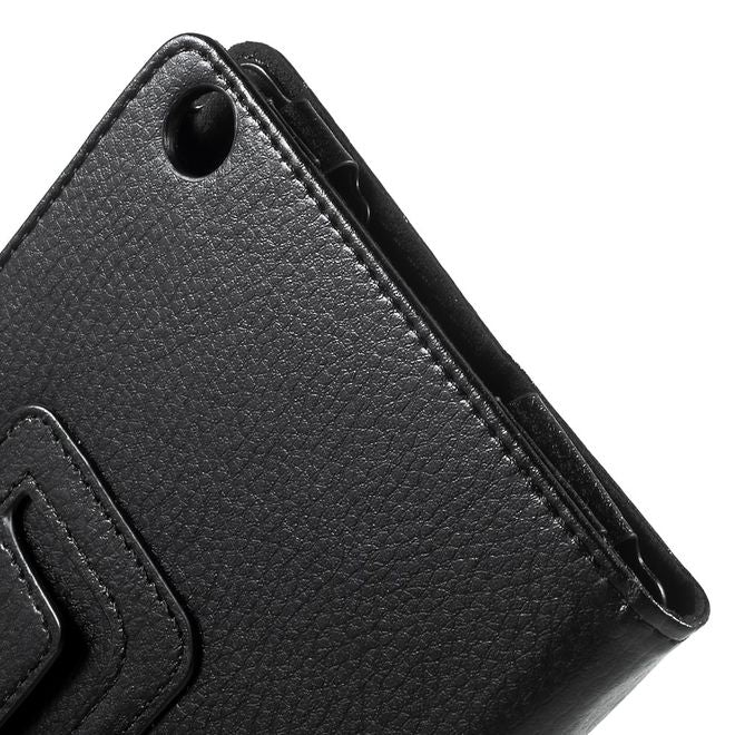 Asus ZenPad C 7.0 (Z170MG) Hülle - Case aus Leder - mit Litchitextur - schwarz