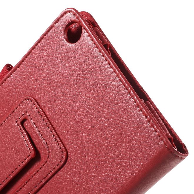 Asus ZenPad C 7.0 (Z170MG) Hülle - Case aus Leder - mit Litchitextur - rot