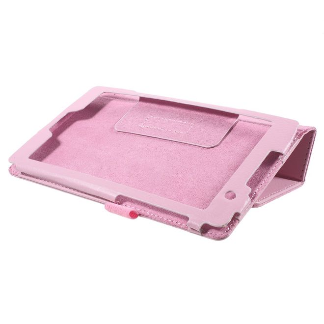 Asus ZenPad C 7.0 (Z170MG) Hülle - Case aus Leder - mit Litchitextur - pink