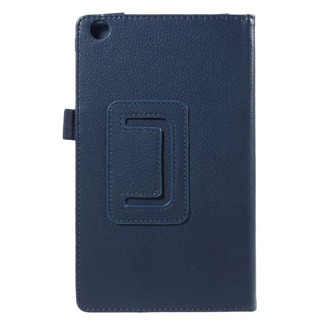 Asus ZenPad C 7.0 (Z170MG) Hülle - Case aus Leder - mit Litchitextur - dunkelblau