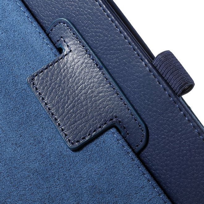 Asus ZenPad C 7.0 (Z170MG) Hülle - Case aus Leder - mit Litchitextur - dunkelblau