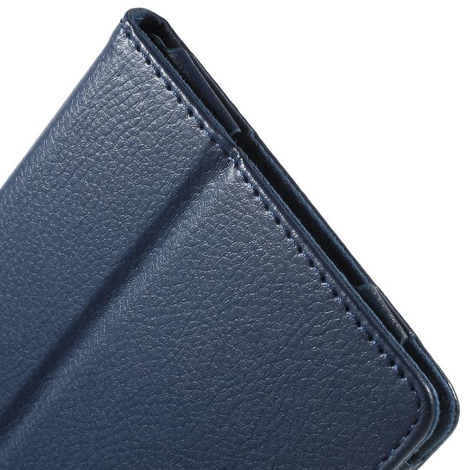 Asus ZenPad C 7.0 (Z170MG) Hülle - Case aus Leder - mit Litchitextur - dunkelblau