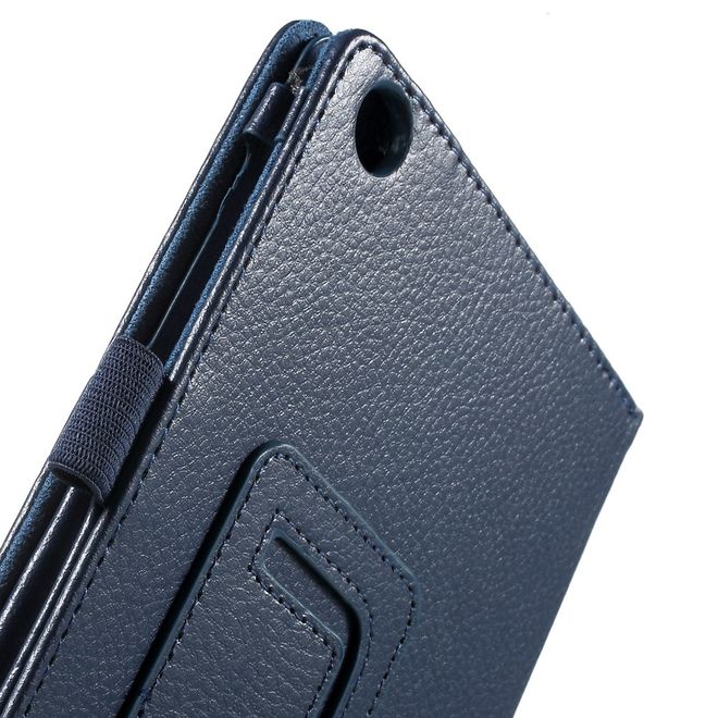 Asus ZenPad C 7.0 (Z170MG) Hülle - Case aus Leder - mit Litchitextur - dunkelblau