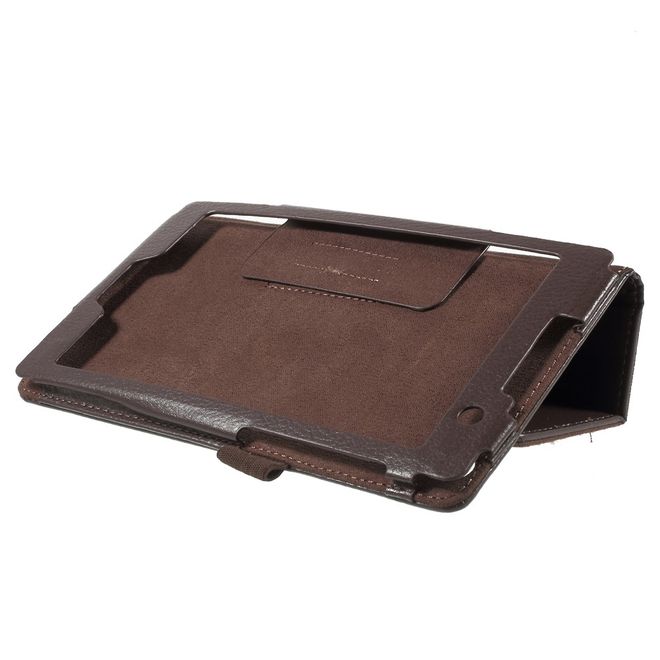Asus ZenPad C 7.0 (Z170MG) Hülle - Case aus Leder - mit Litchitextur - kaffeefarben