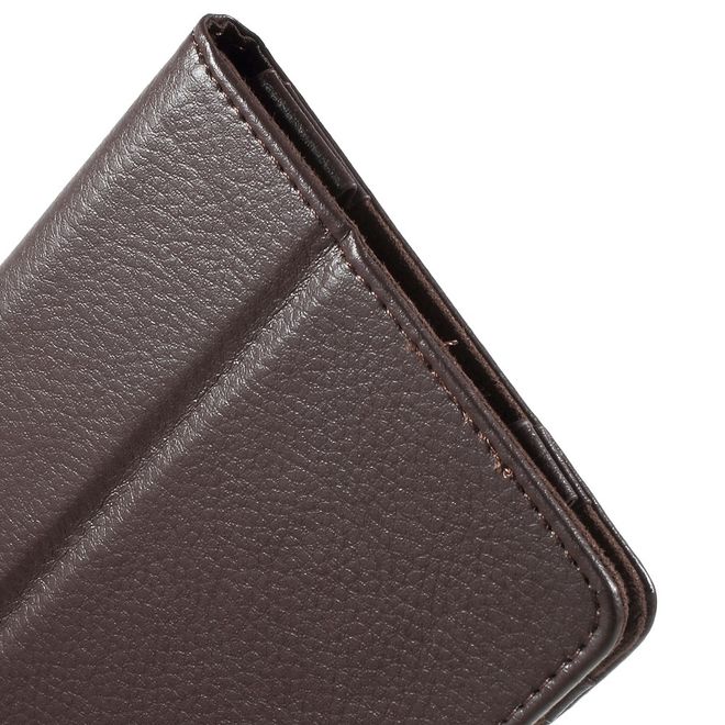 Asus ZenPad C 7.0 (Z170MG) Hülle - Case aus Leder - mit Litchitextur - kaffeefarben
