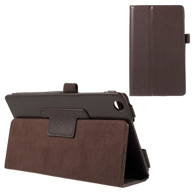 Asus ZenPad C 7.0 (Z170MG) Hülle - Case aus Leder - mit Litchitextur - kaffeefarben