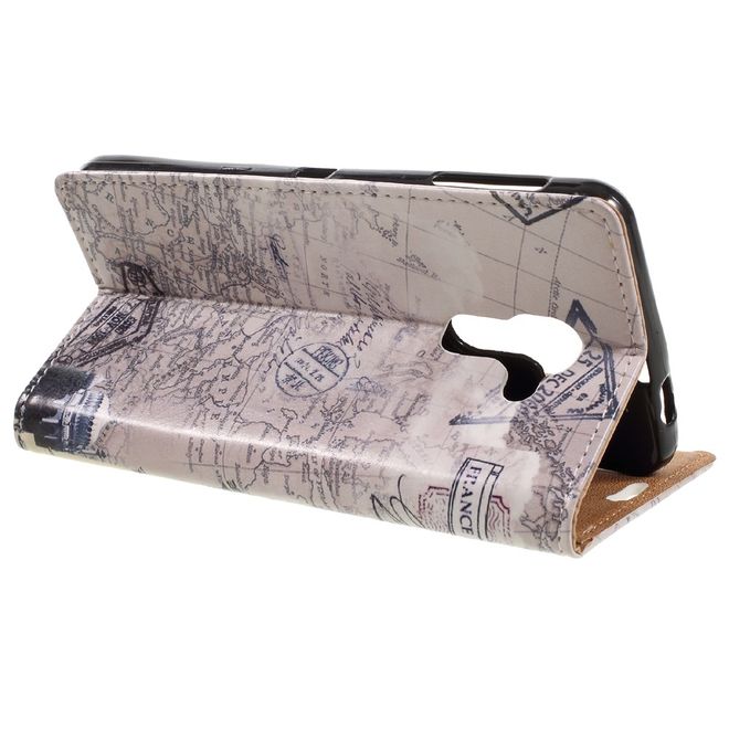 Hülle für BlackBerry DTEK60 - Case aus Leder - Triumphbogen