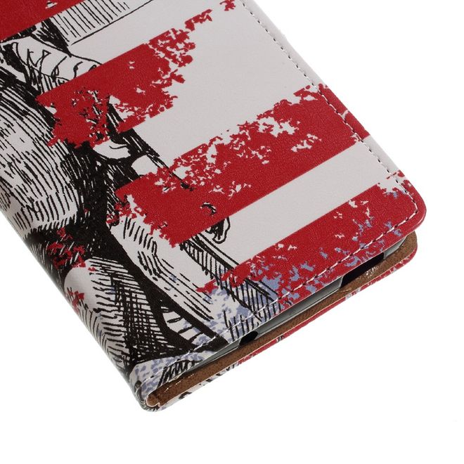 Hülle für BlackBerry DTEK60 - Case aus Leder - Freiheitsstatue