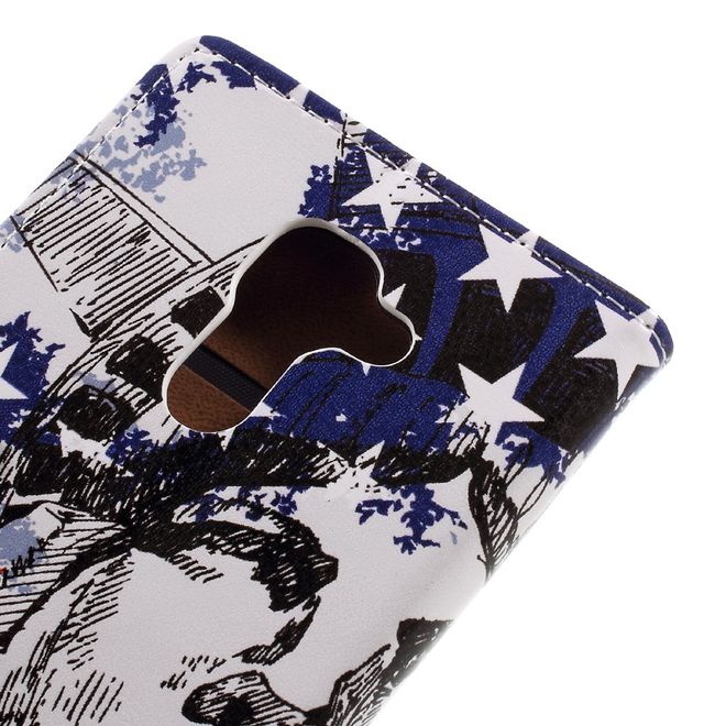 Hülle für BlackBerry DTEK60 - Case aus Leder - Freiheitsstatue