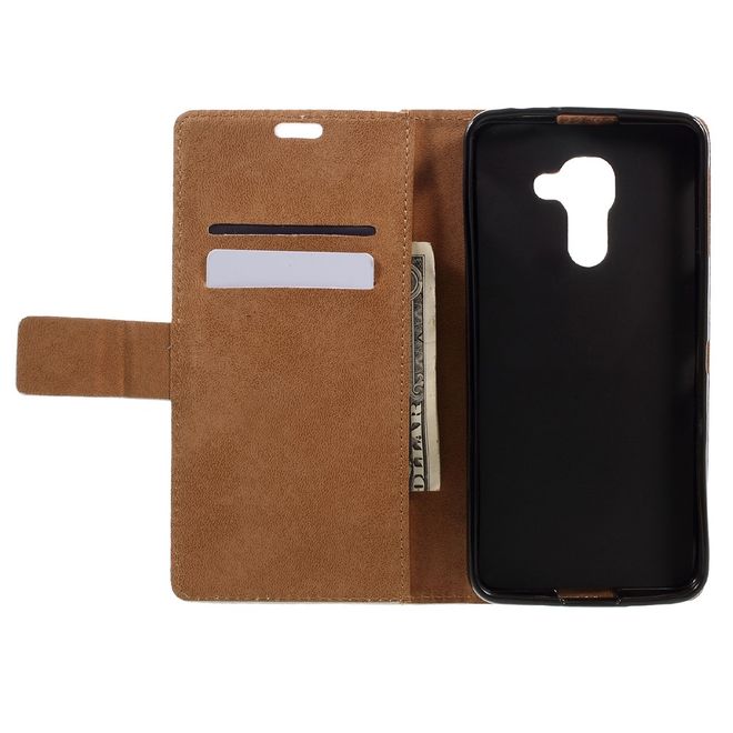 Hülle für BlackBerry DTEK60 - Case aus Leder - Tiger