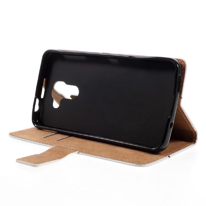 Hülle für BlackBerry DTEK60 - Case aus Leder - farbige Marienkäfer