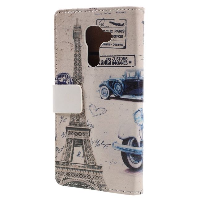 Hülle für BlackBerry DTEK60 - Case aus Leder - Retro Auto