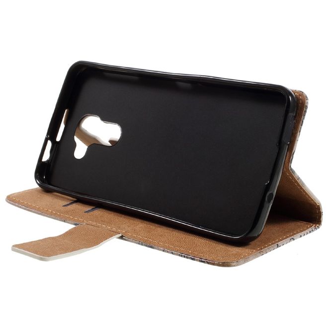 Hülle für BlackBerry DTEK60 - Case aus Leder - Retro Auto