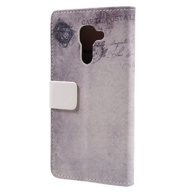 Hülle für BlackBerry DTEK60 - Case aus Leder - England Flagge und Katze