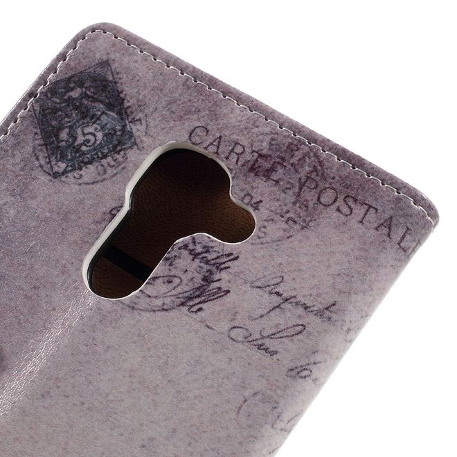 Hülle für BlackBerry DTEK60 - Case aus Leder - England Flagge und Katze