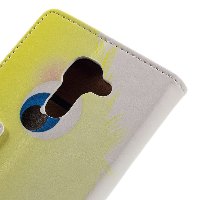 Hülle für BlackBerry DTEK60 - Case aus Leder - blaues Monster