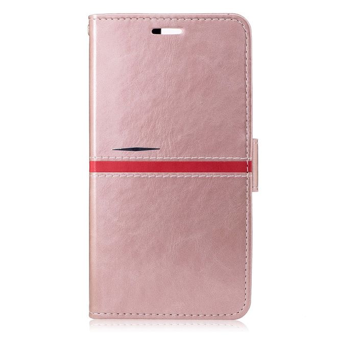 Elephone P8000 Hülle -Case aus Leder - mit Standfunktion - pink