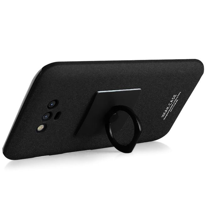 Imak - Hülle für Huawei Honor Magic - Cover aus Hartplastik - mit Kickstand und Ring - schwarz