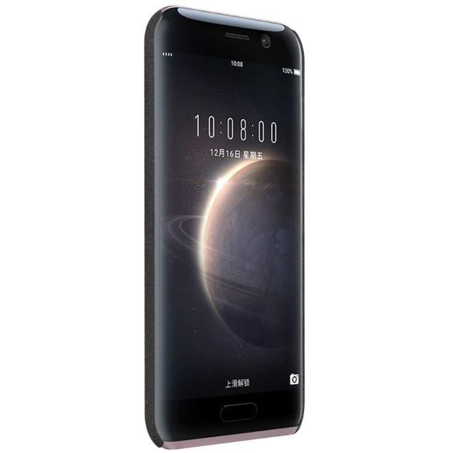 Imak - Hülle für Huawei Honor Magic - Cover aus Hartplastik - mit Kickstand und Ring - schwarz