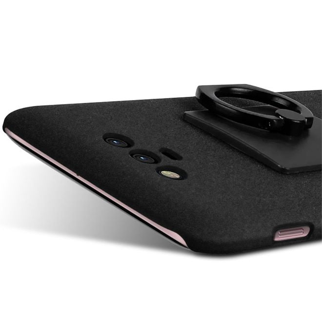 Imak - Hülle für Huawei Honor Magic - Cover aus Hartplastik - mit Kickstand und Ring - schwarz