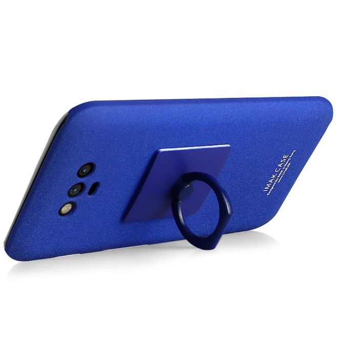 Imak - Hülle für Huawei Honor Magic - Cover aus Hartplastik - mit Kickstand und Ring - blau