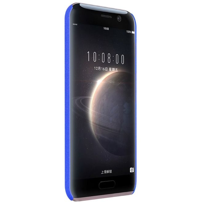 Imak - Hülle für Huawei Honor Magic - Cover aus Hartplastik - mit Kickstand und Ring - blau