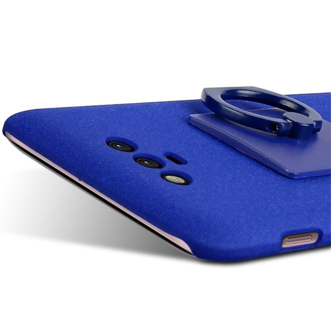 Imak - Hülle für Huawei Honor Magic - Cover aus Hartplastik - mit Kickstand und Ring - blau