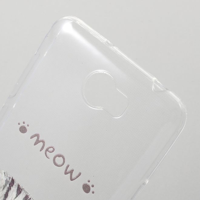 Case für Huawei Y6 II Compact - TPU Softcase - süsses Katzenbaby