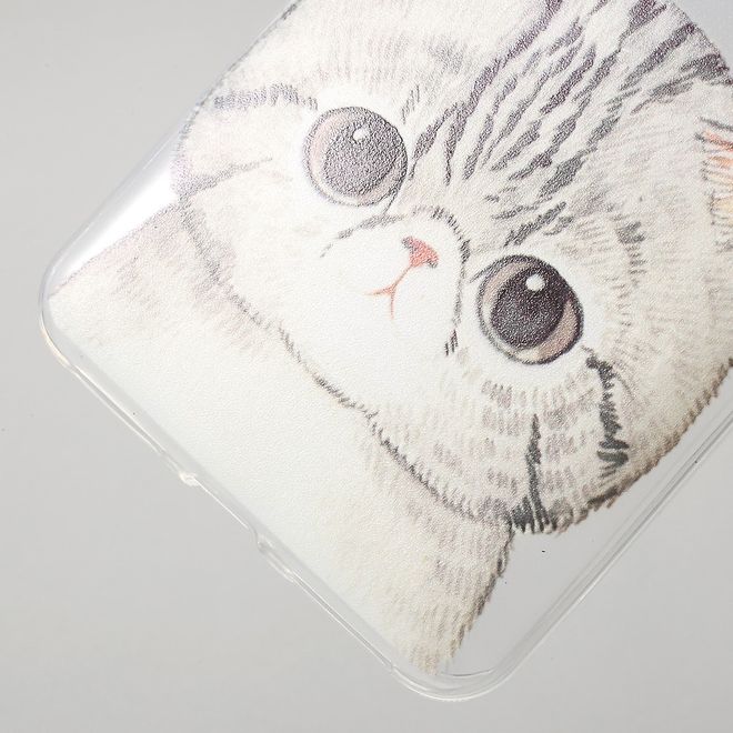 Case für Huawei Y6 II Compact - TPU Softcase - süsses Katzenbaby