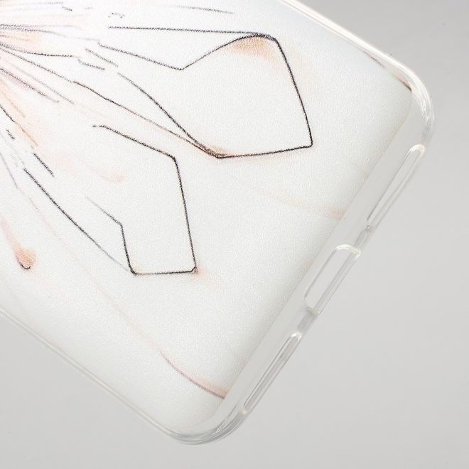 Case für Huawei Y6 II Compact - TPU Softcase - Frau in weissem Kleid