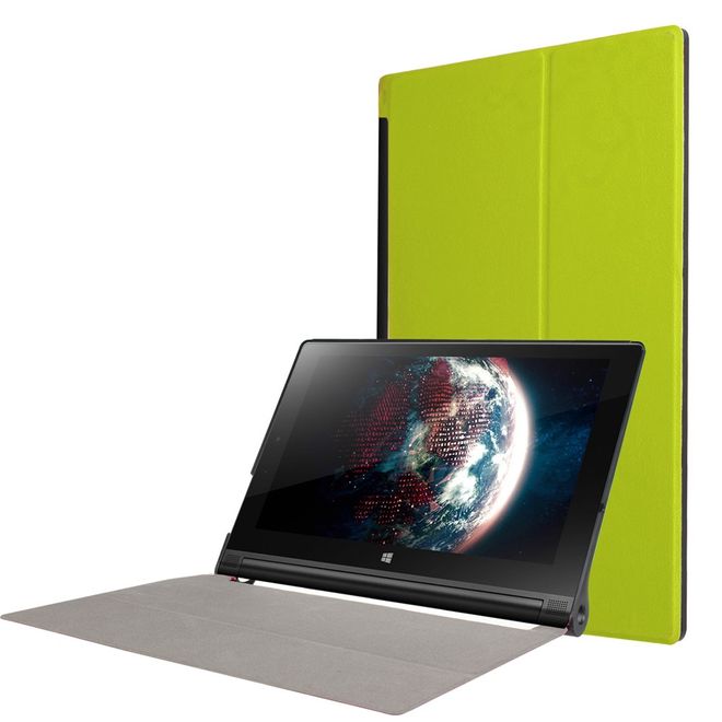 Lenovo Yoga Tab 3 10 Hülle - Leder Smart Case - faltbar - grün